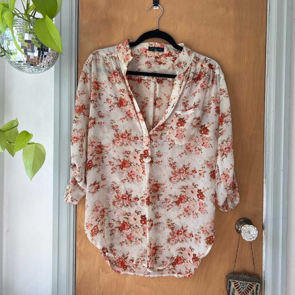 CALS Floral Blouse